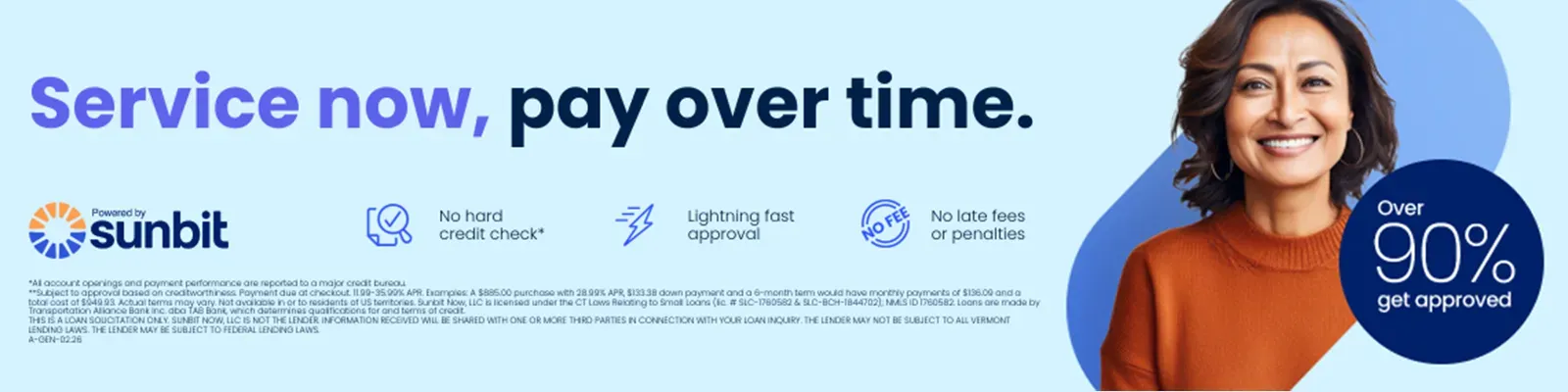 Service Now, Pay Over Time
